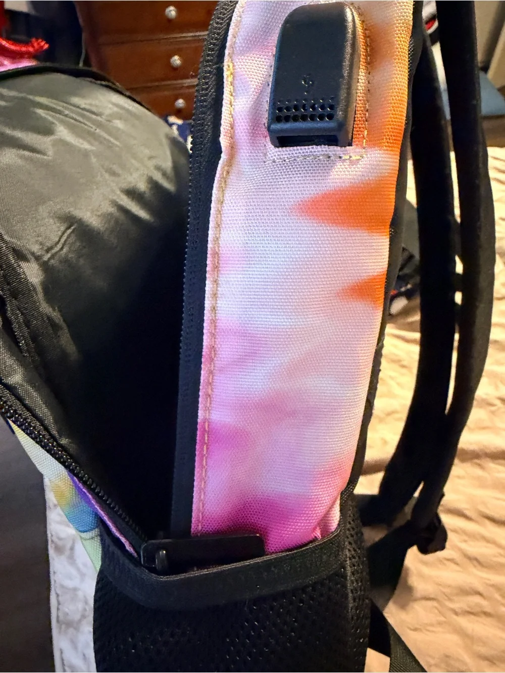 Disney Tie-Dye Mickey Backpack - Pink, Purple, Yellow, Blue